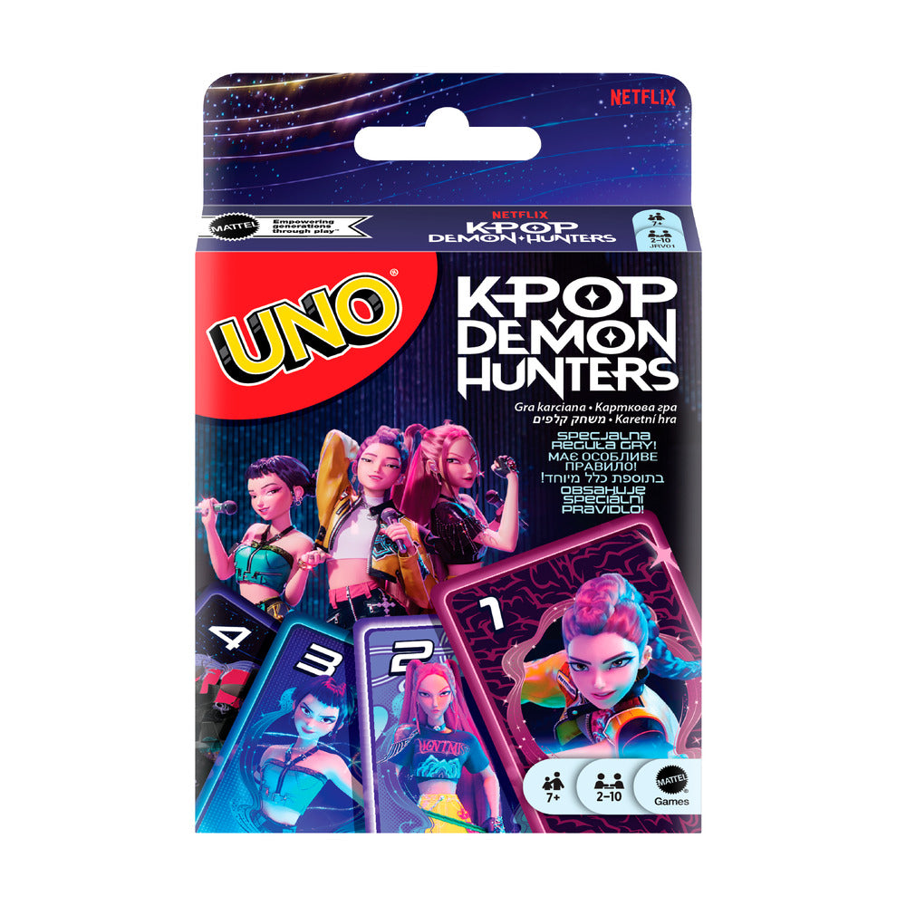 UNO K-Pop Demon Hunters Card Game Mattel