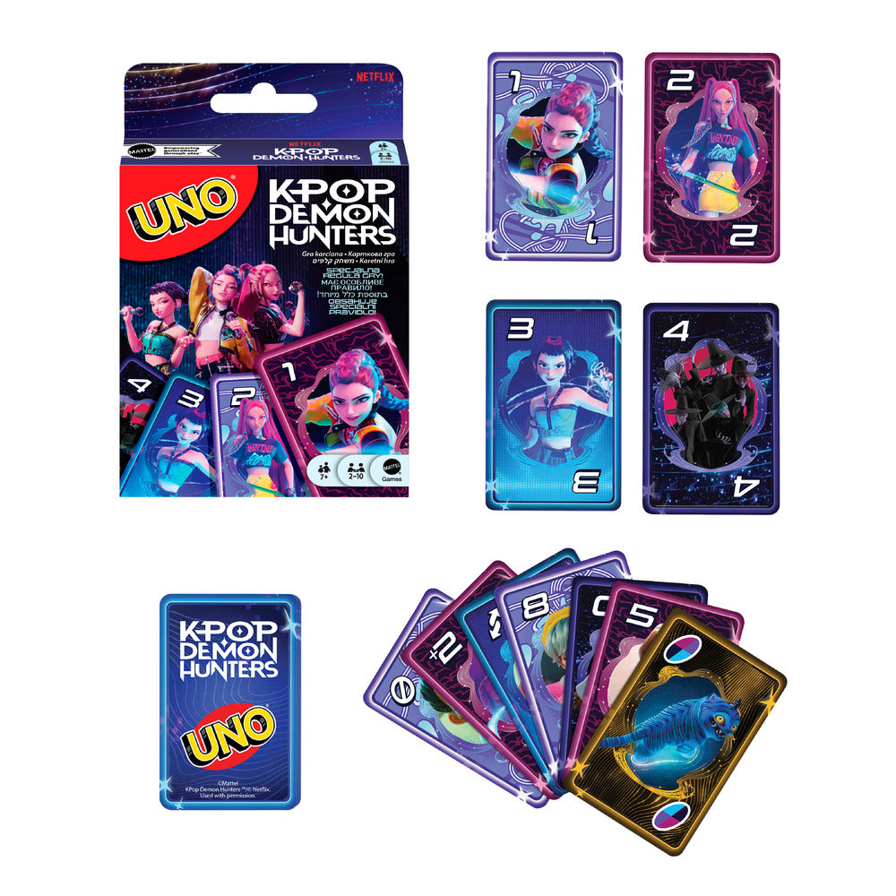 UNO K-Pop Demon Hunters Card Game Mattel