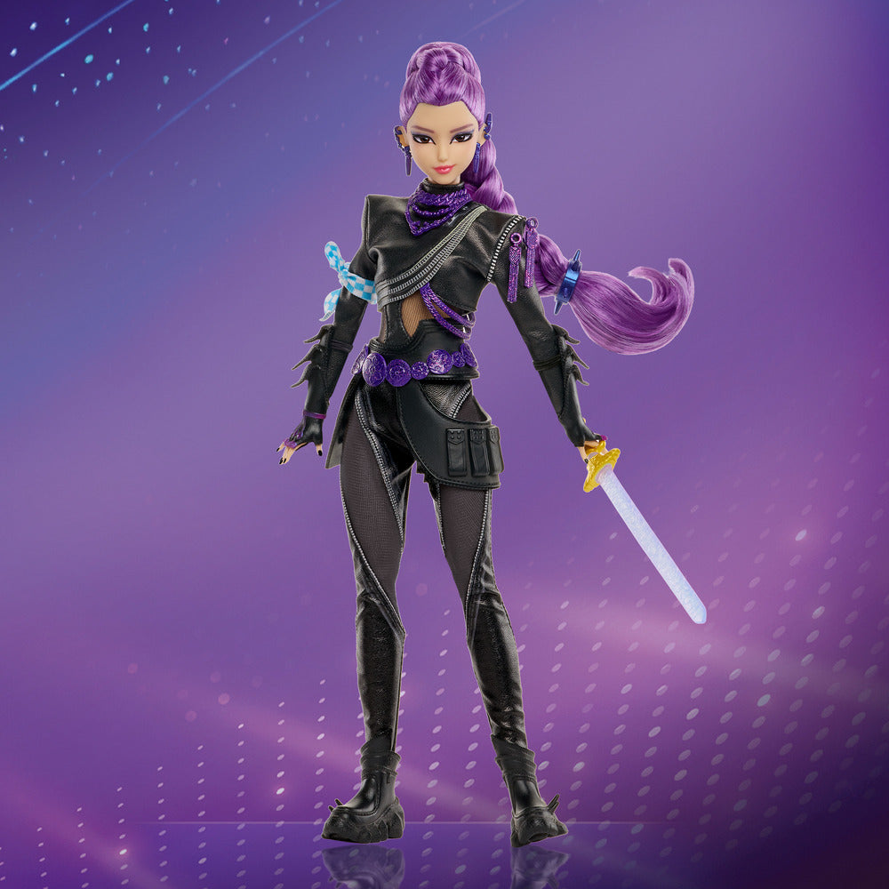 KPop Demon Hunters HUNTR/X Battle Rumi Deluxe Fashion Doll Age 6+ Mattel JRW19 - image 3