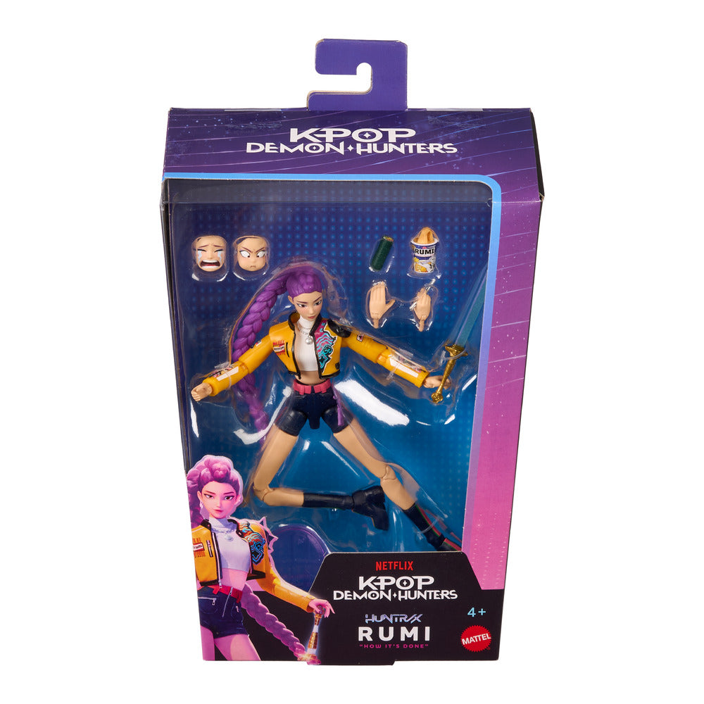 KPop Demon Hunters HUNTR/X Rumi 6" Action Figure w/Accessories Mattel Age 4+