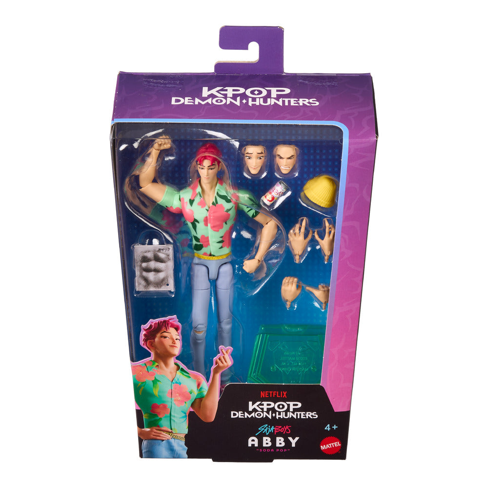 KPop Demon Hunters Saja Boys Abby 6.8" Action Figure w/Accessories Mattel Age 4+