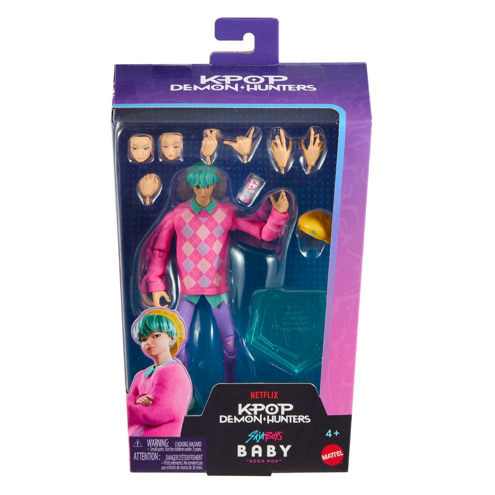 KPop Demon Hunters Saja Boys Baby 6.5" Action Figure w/Accessories Mattel Age 4+