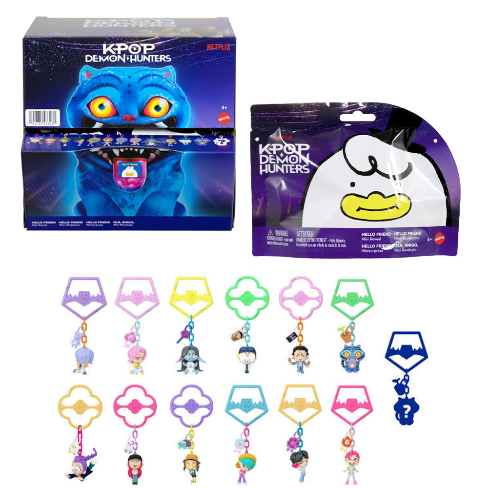 KPop Demon Hunters Mini Collectible Figure Keyrings Blind Bag