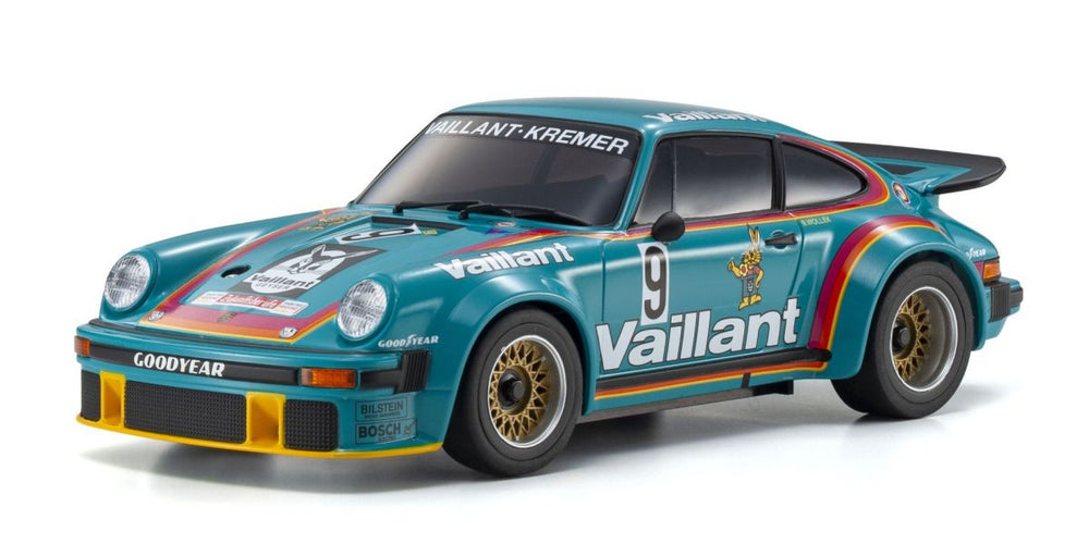 Kyosho Mini-Z MR04 RWD Porsche 934 RSR 1976 Vaillant #9 1:27 K.32368V
