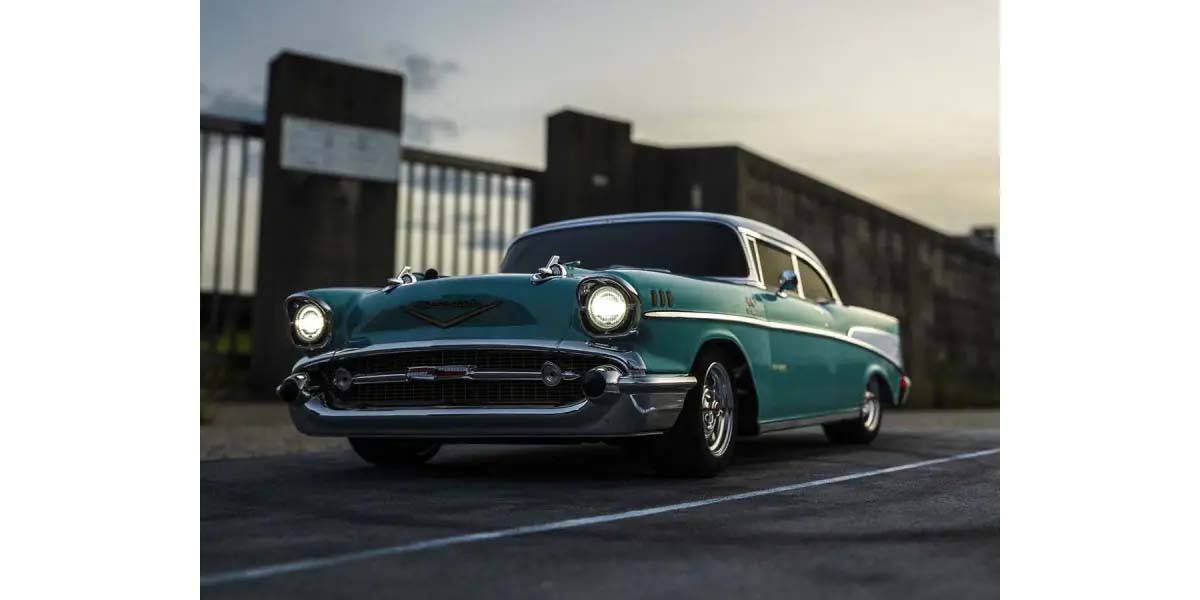 Kyosho Fazer FZ02 (L) Chevy BelAir Coupe 1957 Turquoise Readyset 1:10 K.34433T1B