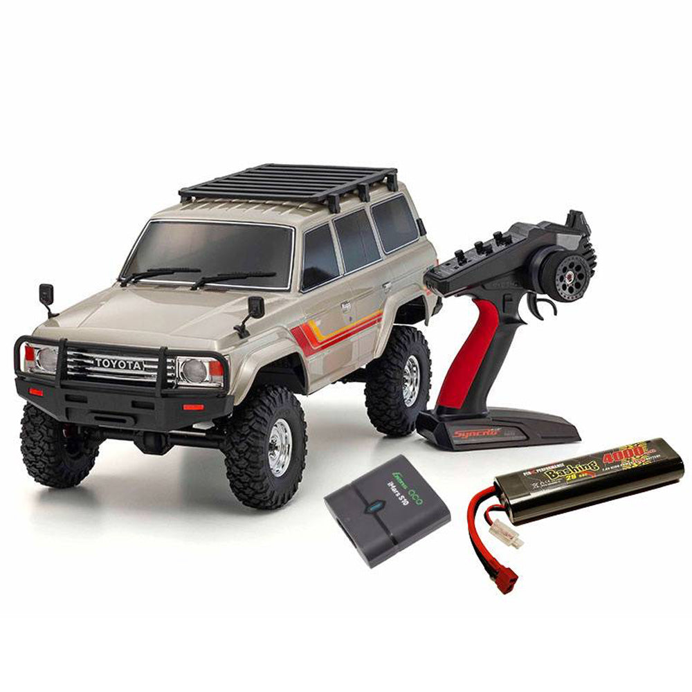 Kyosho KC10 Toyota LC60 2S 4WD 1:10 RTR Crawler Truck Bundle K.34801PB-4000
