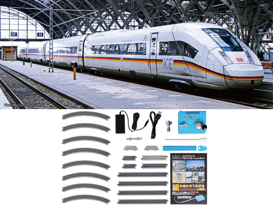 Kato DBAG BR412 ICE4 German Stripe Starter Set VI K10-008A N Gauge