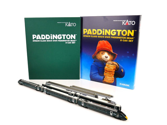 Kato Class 800 010 Paddington Bear GWR 5 Car Train (DCC-Sound) K10-1673S N Gauge