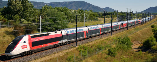 Kato TGV Lyria Euroduplex 10 Car Powered Set VI K10-1762 N Gauge