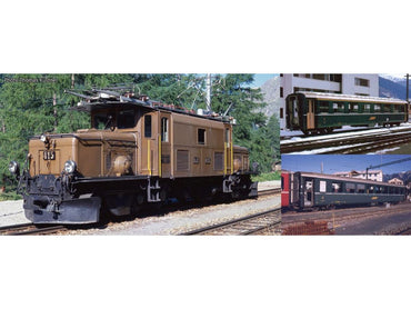 Kato RhB Ge6/6 I 415 Electric Passenger Train Pack IV K10-1987 N Gauge