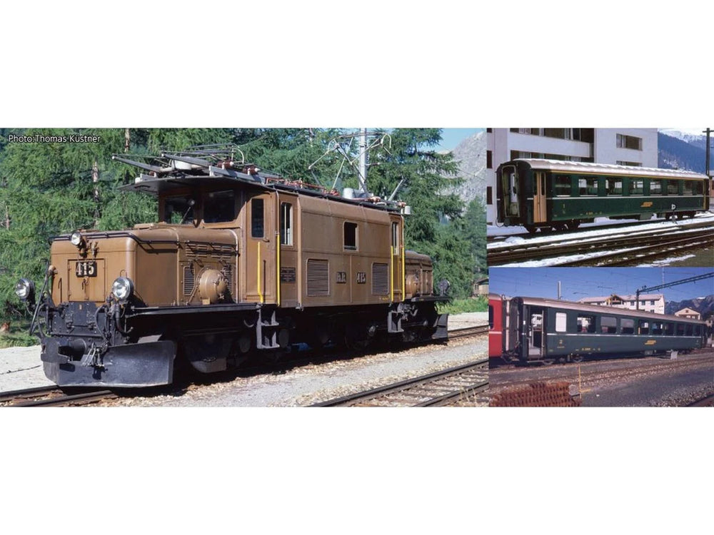 Kato RhB Ge6/6 I 415 Electric Passenger Train Pack IV(DCC-Sound) K10-1987S Gauge