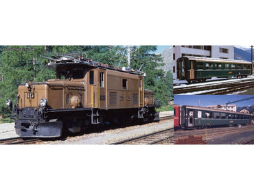 Kato RhB Ge6/6 I 415 Electric Passenger Train Pack IV(DCC-Sound) K10-1987S Gauge