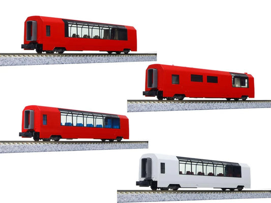 Kato RhB Glacier Express Coach Set (4) VI K10-2027 N Gauge