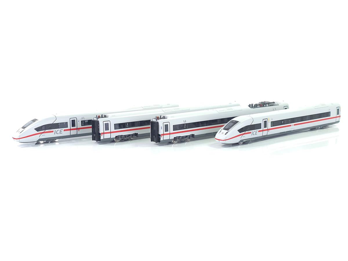 Kato DBAG BR412 057 ICE4 German Stripe EMU 4 Car Powered Set VI K10-2074 N Gauge