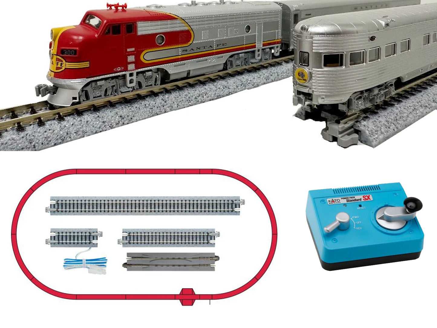 Kato ATSF Super Chief Train Set K106-0018 N Gauge