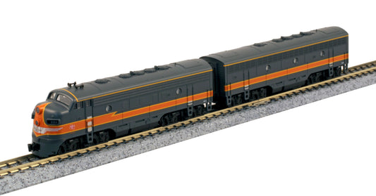 Kato EMD F7A/F7B Twin Set Milwaukee Road 88A/88B DCC-Sound K106-0429-LS N Gauge