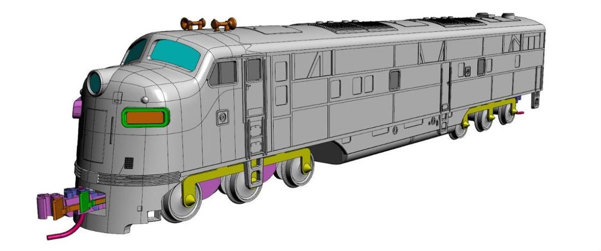 Kato 106-0440-DCC EMD E7A New York Central 4008/4022 2 Unit Set DCC-Fitted N Ga.