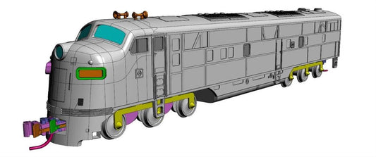 Kato 106-0440 EMD E7A New York Central 4008/4022 2 Unit Set N Gauge