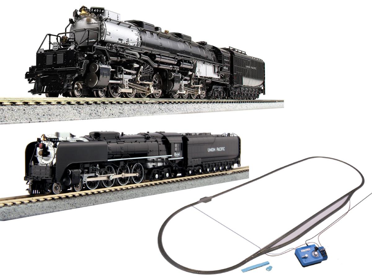 Kato Union Pacific Big Boy/FEF Golden Spike Steam Train Set K107