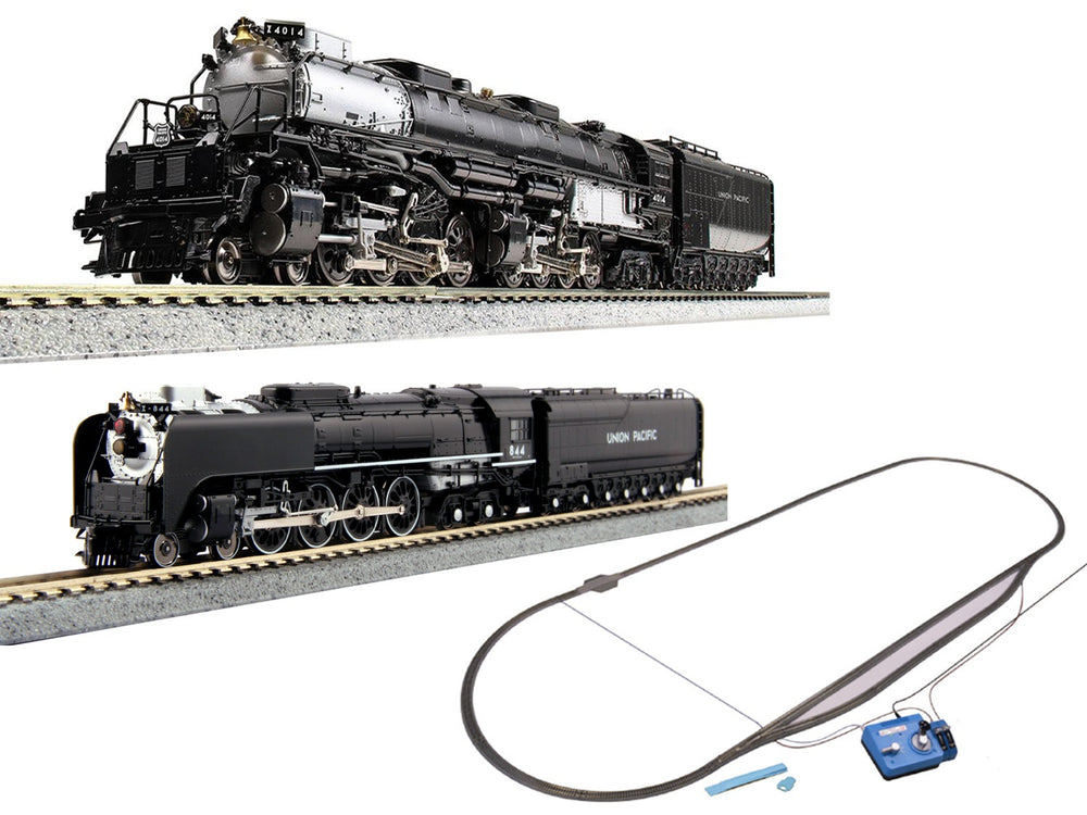 Kato Union Pacific Big Boy/FEF Golden Spike Steam Train Set K107-0100 N Gauge