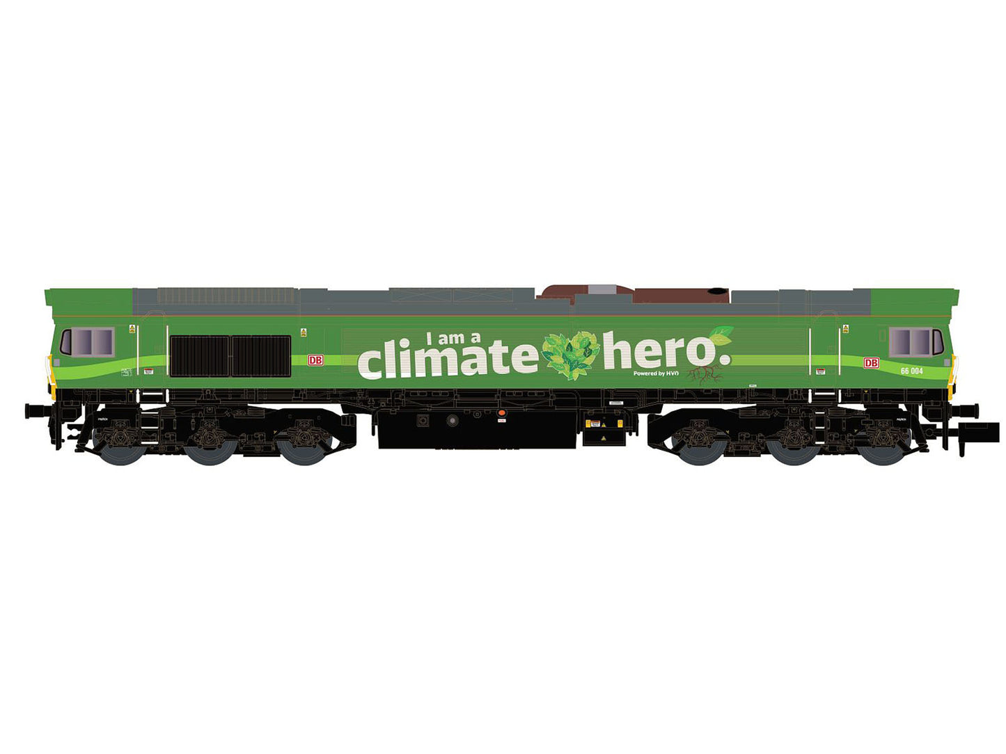 Kato Class 66 004 DB Climate Hero K10835 N Gauge
