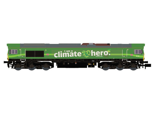 Kato Class 66 004 DB Climate Hero K10835 N Gauge