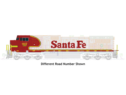 Kato C44-9W EMD BNSF Warbonnet 615 K176-3515 N Gauge