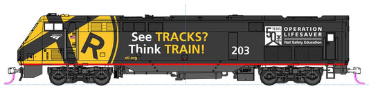 Kato P42 Loco Amtrak 203 Operation Life Saver (DCC-Sound) K176-6039-LS N Gauge