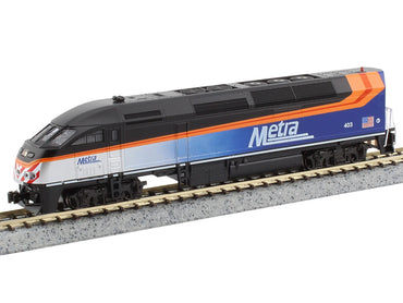 Kato MP36PH Chicago Metra 403 (DCC-Sound) K176-6123-S N Gauge