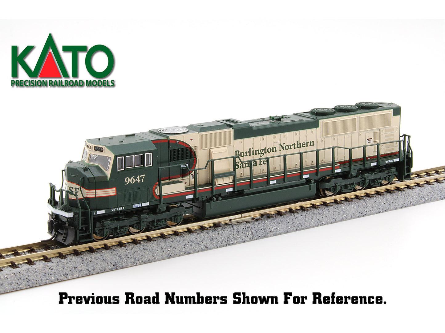 Kato EMD SD70MAC BNSF Merger Scheme 9647 (DCC-Sound) N Gauge K176-6503-S