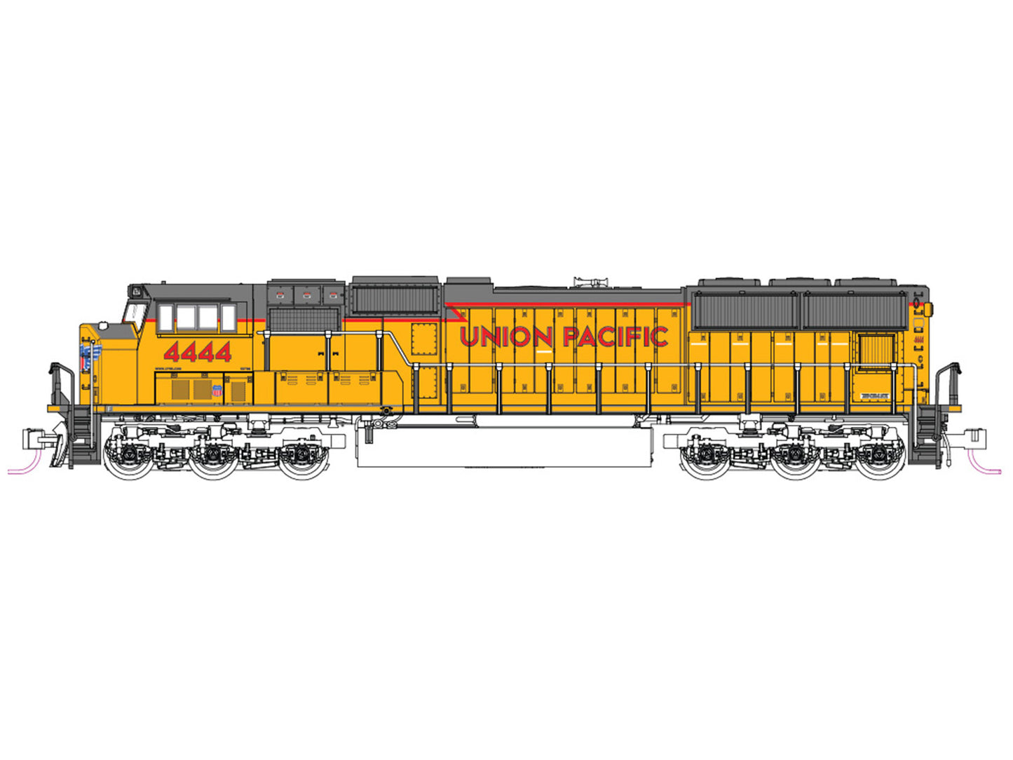 Kato EMD SD70M Union Pacific 4444 K176-7618 N Gauge