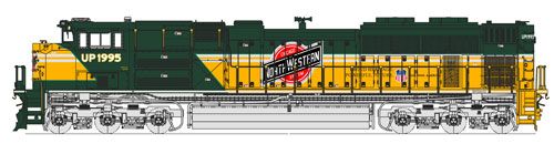 Kato EMD SD70ACe Union Pacific 1995 C&NW Heritage (DCC-Sound) 176-8407-S N Gauge