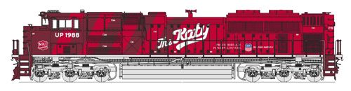 Kato EMD SD70ACe Union Pacific 1988 MKT Heritage (DCC-Sound) K176-8409-S N Gauge