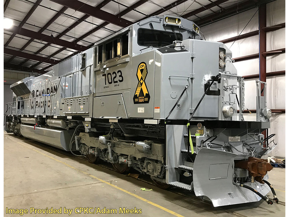 Kato SD70ACU Diesel CP Military Heritage 7023 Grey K176-8544 N Gauge