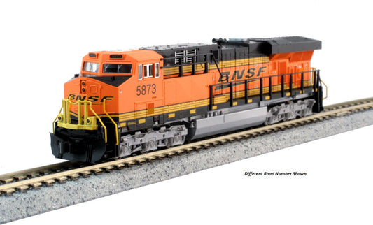 Kato GE ES44DC Gevo Loco BNSF Swoosh 5953 (DCC-Fitted) K176-8953-DCC N Gauge
