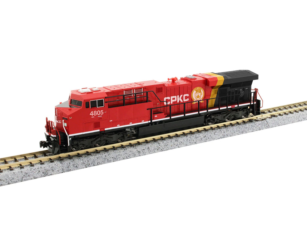 Kato GE ES44AC Canadian Pacific Kansas City 4805 K176-8956 N Gauge
