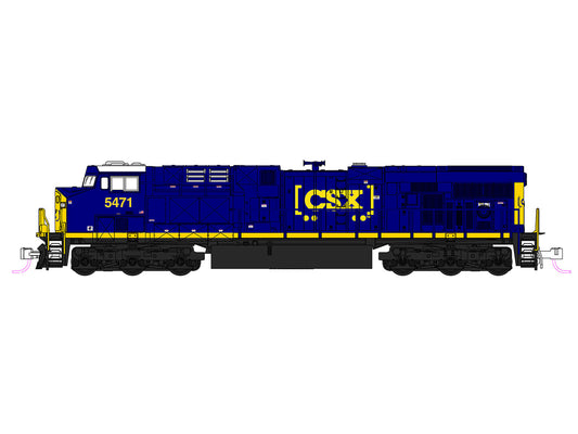 Kato ES44AC Loco CSX 5471 K176-8964 N Gauge