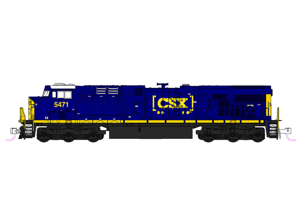 Kato ES44AC Loco CSX 5471 K176-8964 N Gauge