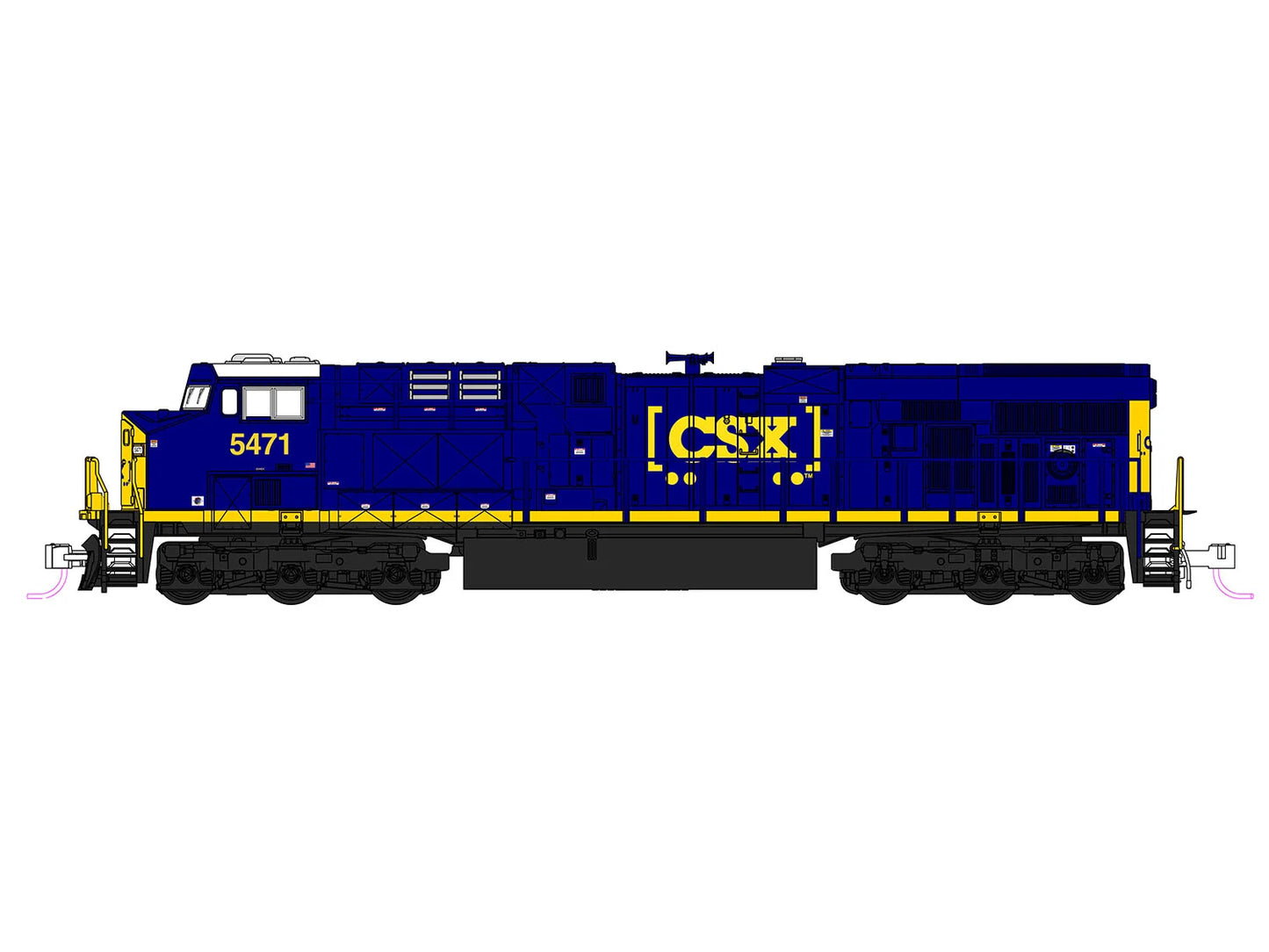Kato ES44AC Loco CSX 5471 K176-8964 N Gauge