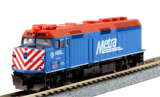 Kato EMD F40PH Chicago Metra 157 City of Palatine (DCC-Fitted) K176-9107-DCC N