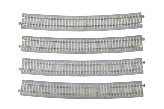 Kato 2-331  Unitrack (R1606-11.25) Concrete Sleeper Curved Track (4) HO