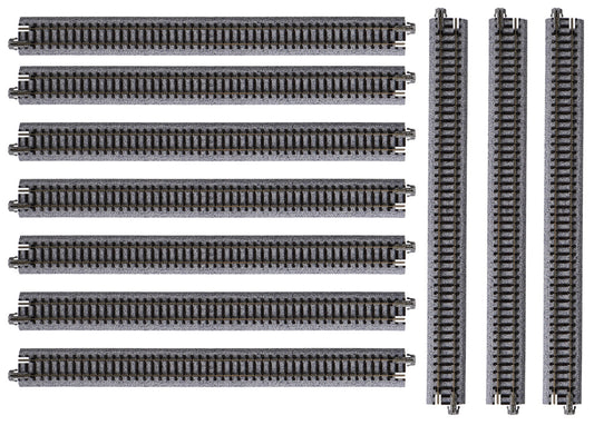 Kato Unitrack (S248) Straight Track 248mm 10pcs K20-000-L N Gauge