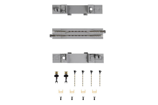 Kato Unitrack (S124C) Straight Level Crossing Track 124mm N Gauge 20-027