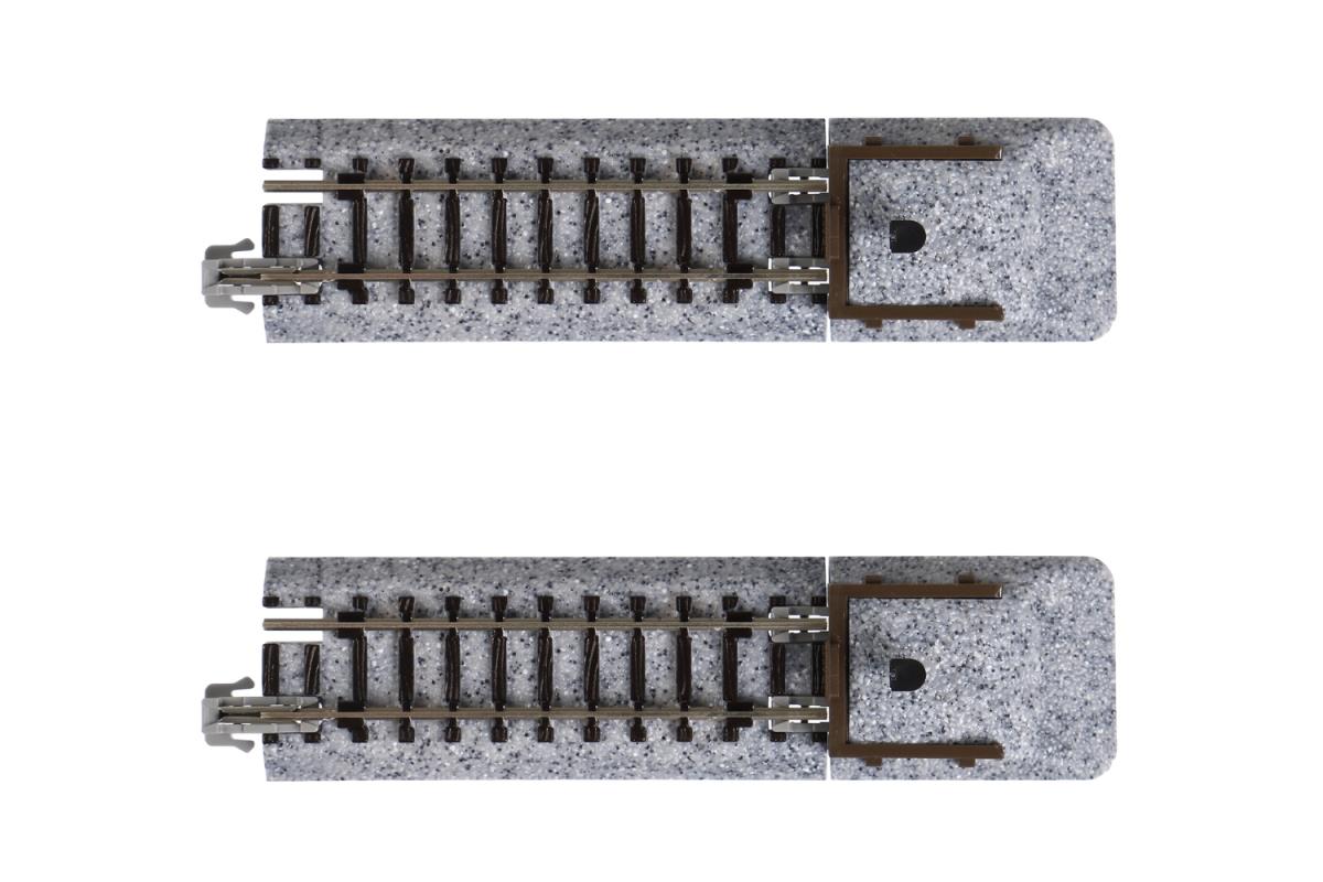 Kato Unitrack (S62B-B) Straight Track with Buffer Stop 62mm 2pcs N Gauge 20-047