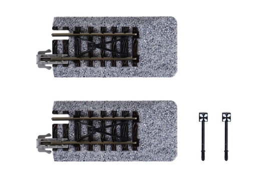 Kato Unitrack (S50B-C) Straight Track with Buffer Stop 50mm 2pcs N Gauge 20-048
