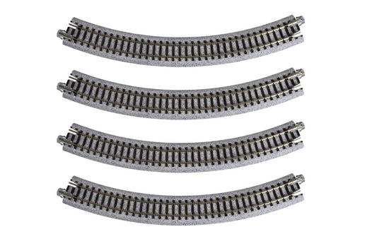 Kato Unitrack (R249-45) Curved Track 45 Degree 4pcs N Gauge 20-100