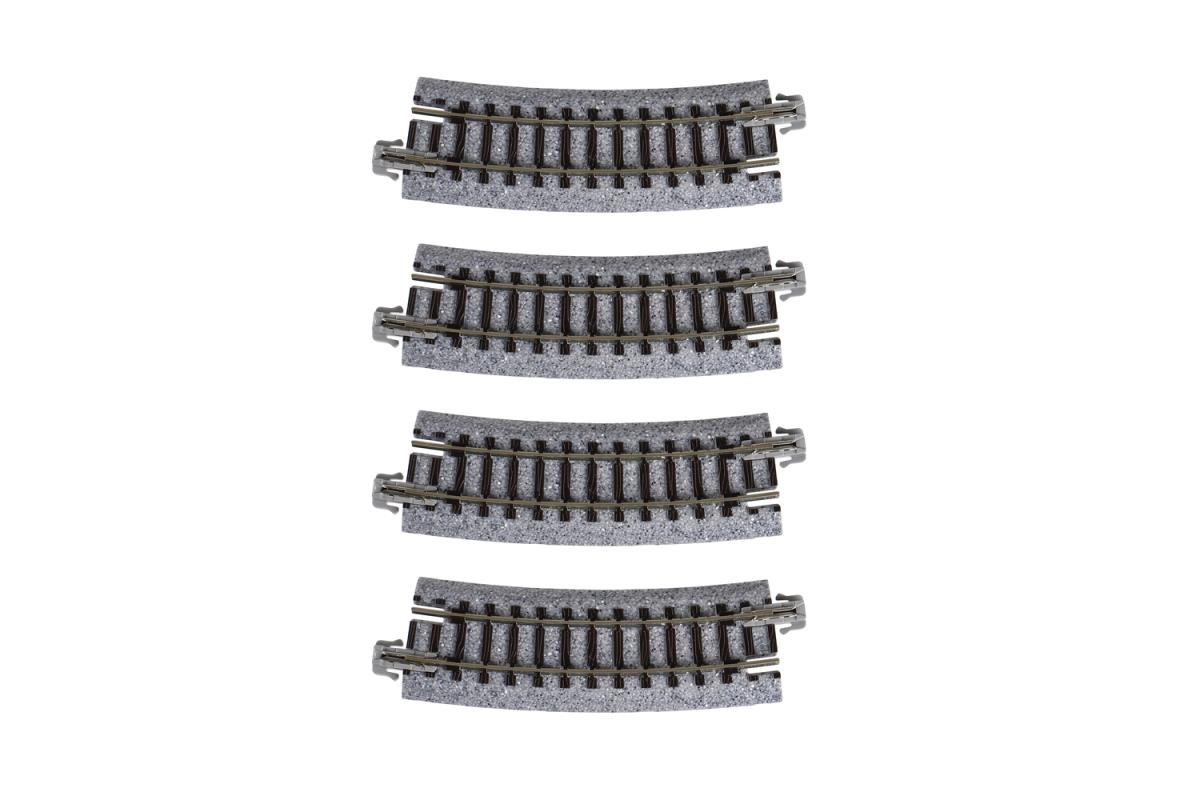 Kato Unitrack (R282-15) Curved Track 15 Degree 4pcs N Gauge 20-111
