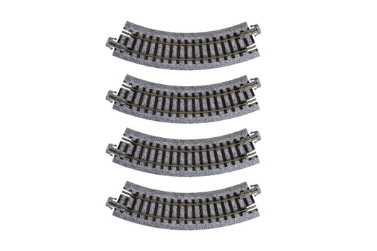 Kato Unitrack Compact (R117-45) Curved Track 45 Degree 4pcs N Gauge 20-176