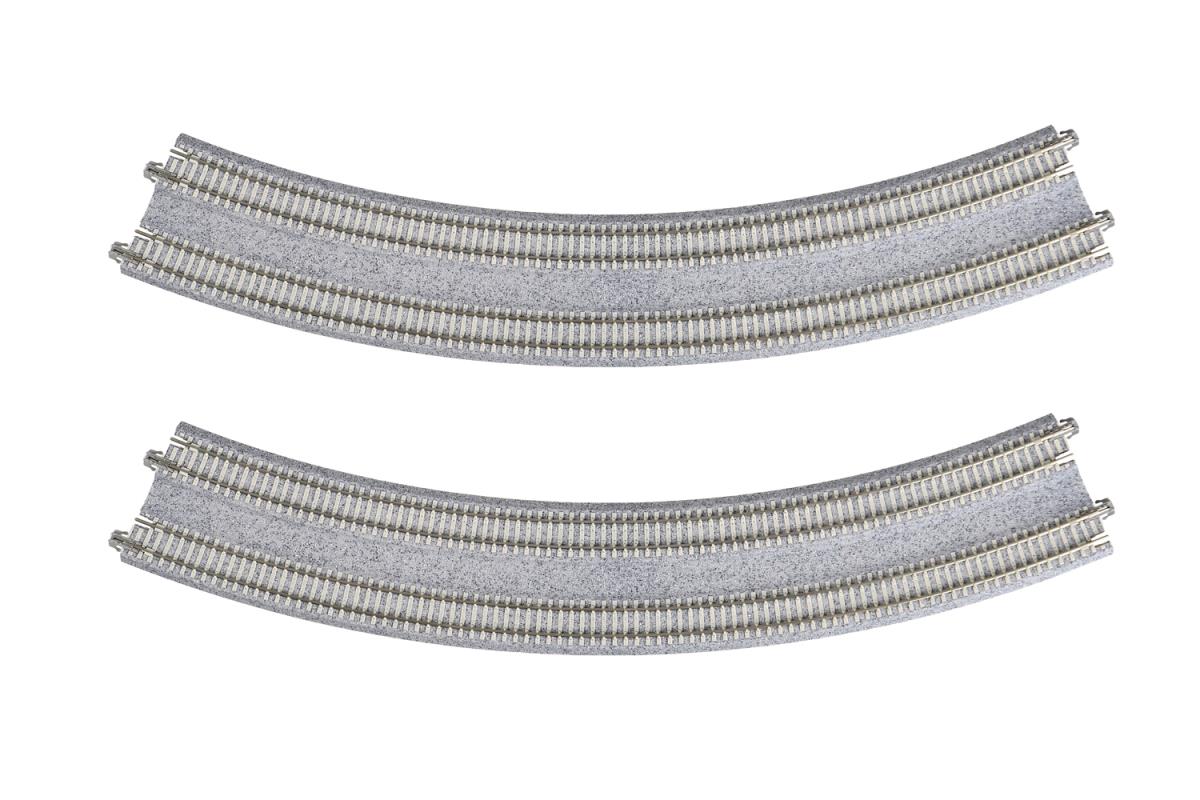 Kato Unitrack (WR480/447-45PC) CS Dual Curved Track 2pcs N Gauge 20-185