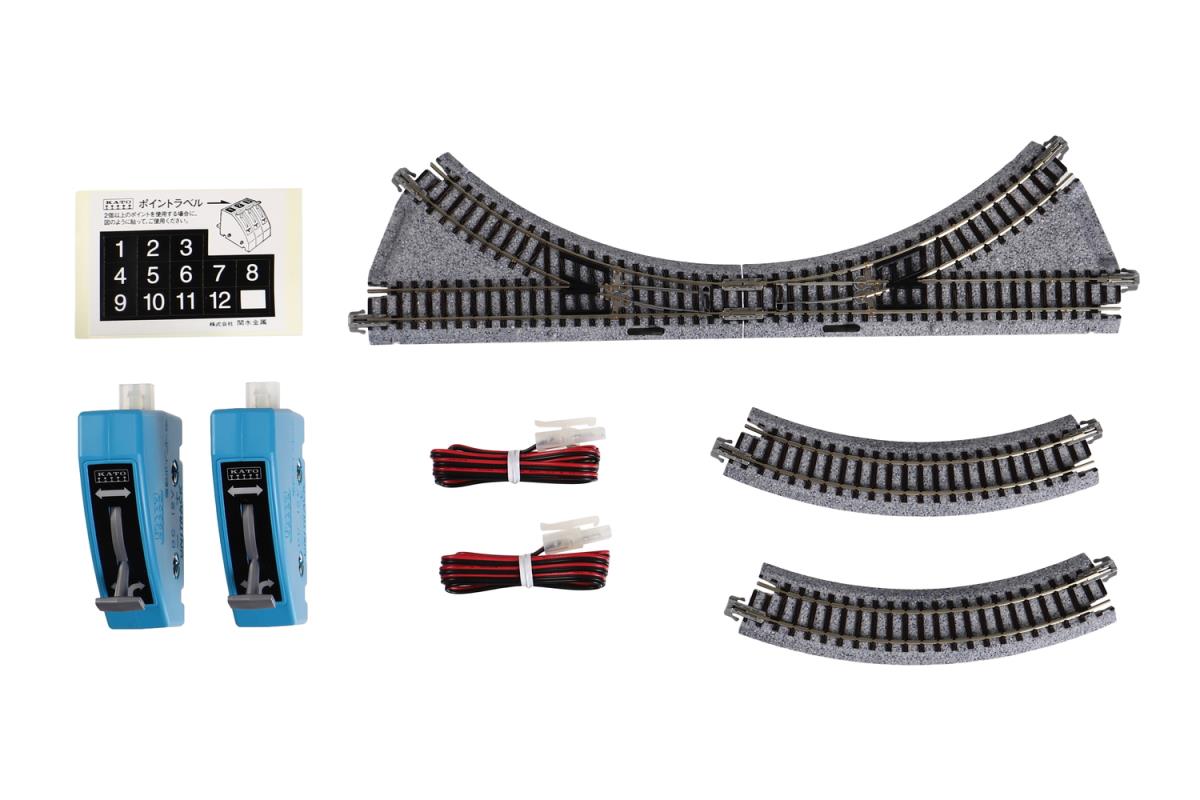 Kato Unitrack Compact (CV2) Compact Turnout Track Set N Gauge 20-891